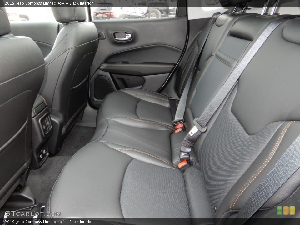 Black Interior Rear Seat for the 2019 Jeep Compass Limited 4x4 #131083759