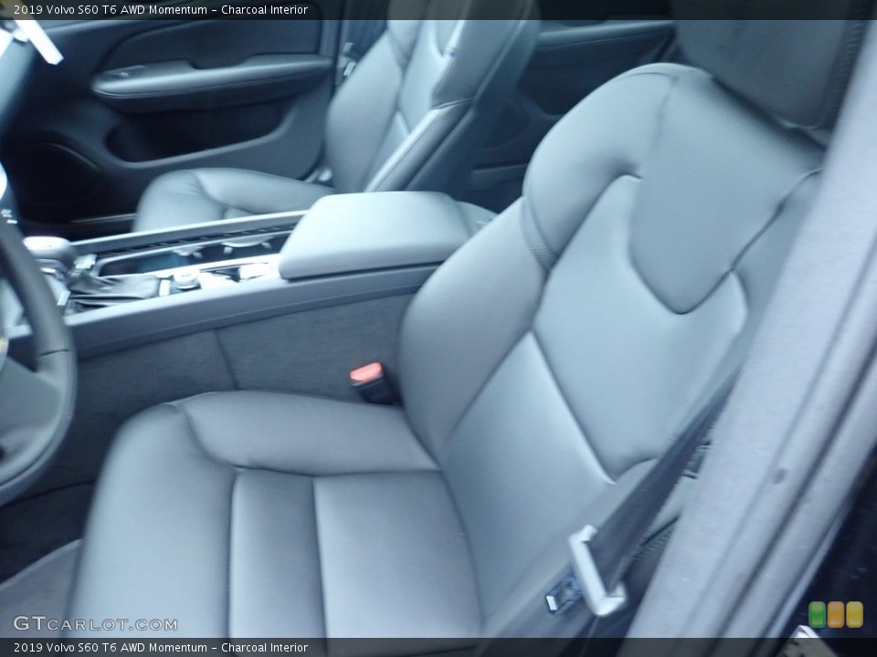 Charcoal Interior Front Seat for the 2019 Volvo S60 T6 AWD Momentum #131086219
