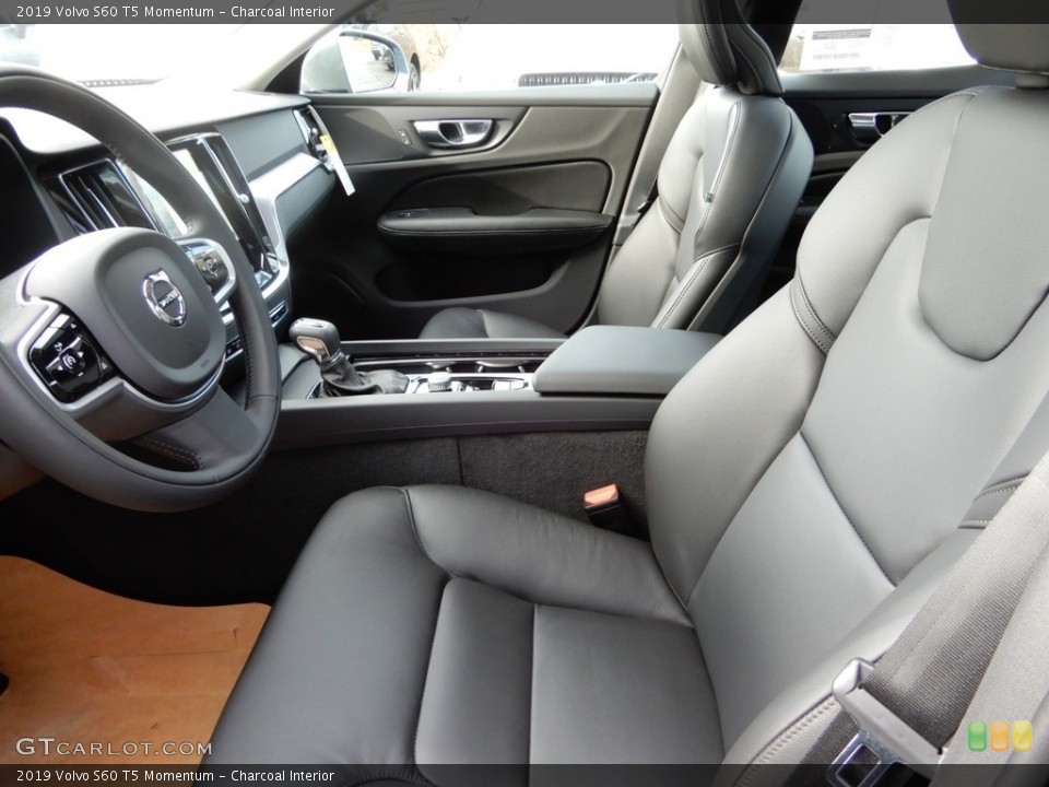 Charcoal Interior Front Seat for the 2019 Volvo S60 T5 Momentum #131087476