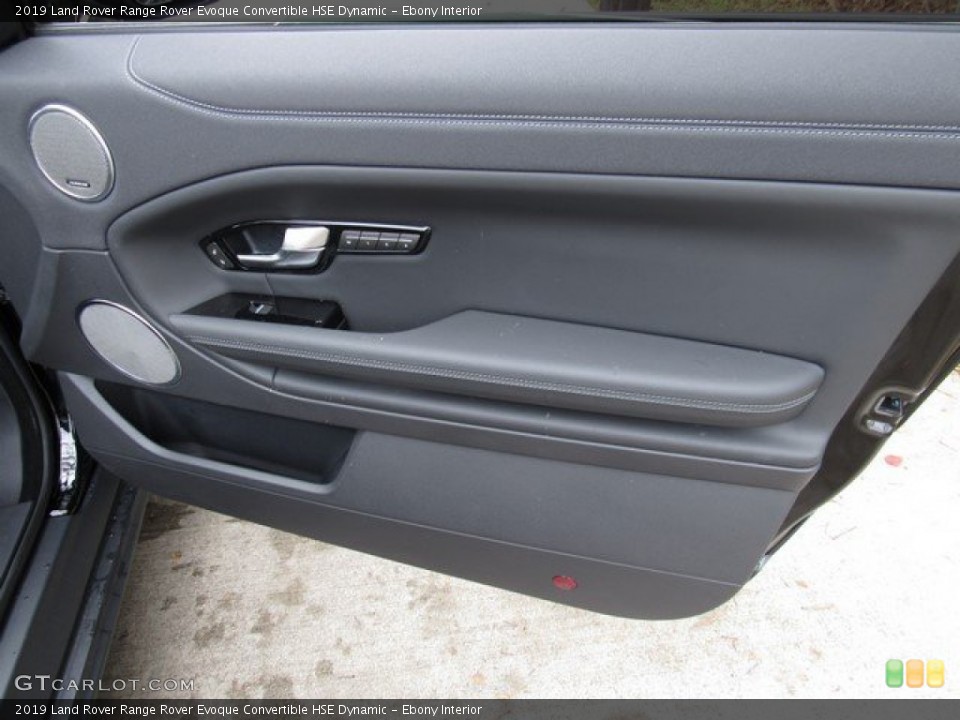 Ebony Interior Door Panel for the 2019 Land Rover Range Rover Evoque Convertible HSE Dynamic #131088286