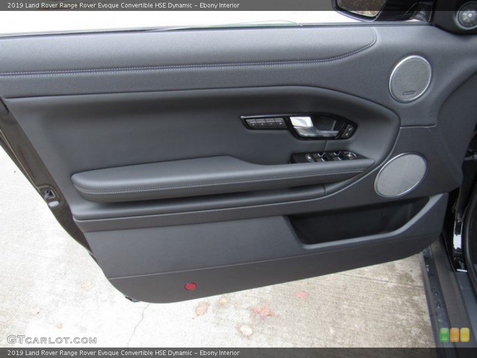 Ebony Interior Door Panel for the 2019 Land Rover Range Rover Evoque Convertible HSE Dynamic #131088304