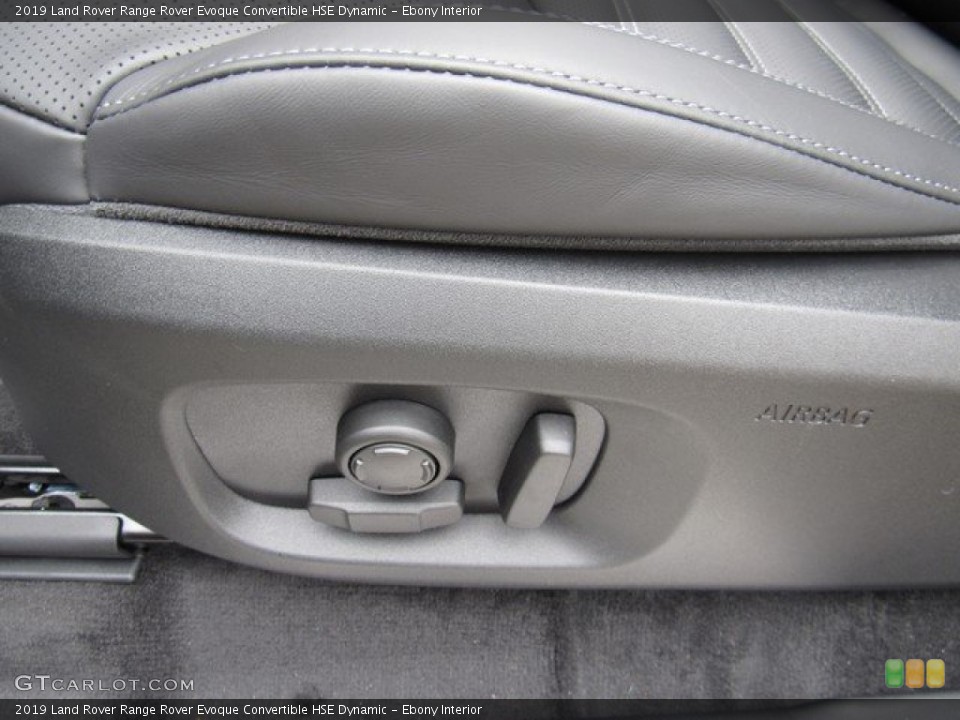 Ebony Interior Controls for the 2019 Land Rover Range Rover Evoque Convertible HSE Dynamic #131088340