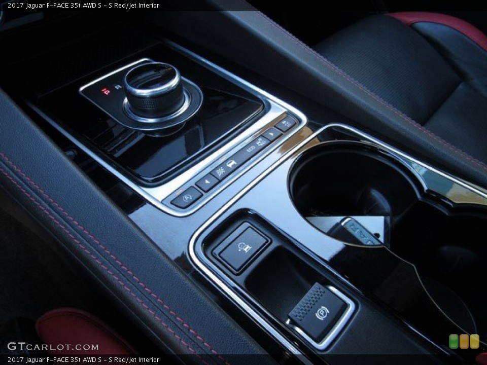 S Red/Jet Interior Transmission for the 2017 Jaguar F-PACE 35t AWD S #131108920