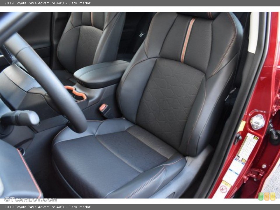 Black Interior Front Seat for the 2019 Toyota RAV4 Adventure AWD #131109861