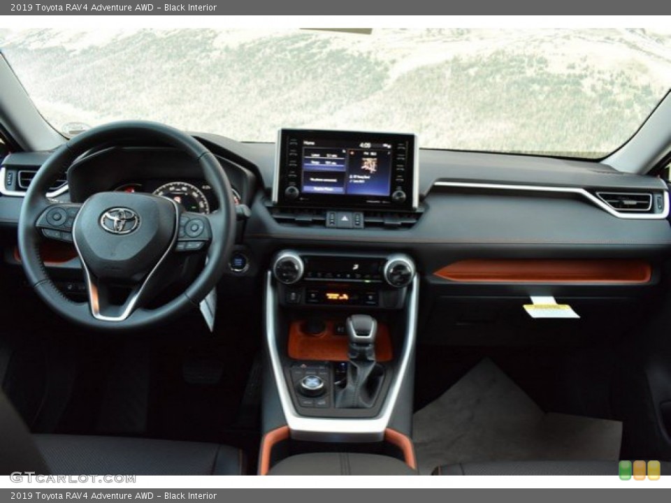 Black Interior Dashboard for the 2019 Toyota RAV4 Adventure AWD #131109885
