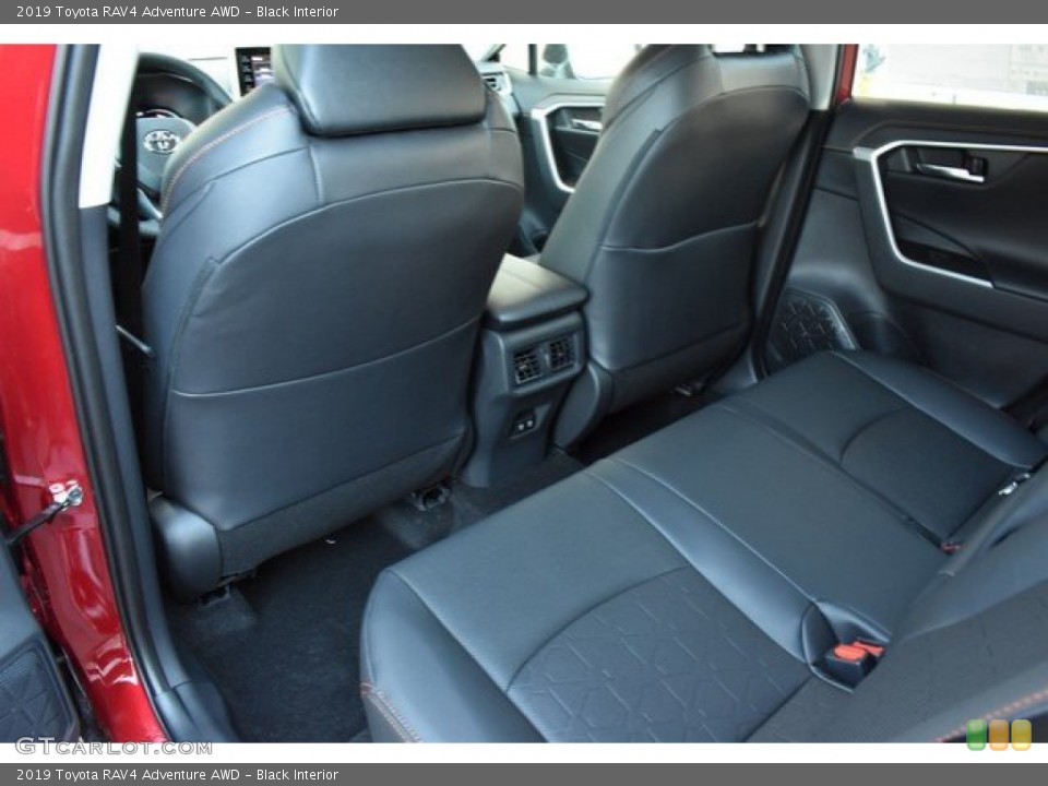 Black Interior Rear Seat for the 2019 Toyota RAV4 Adventure AWD #131109978
