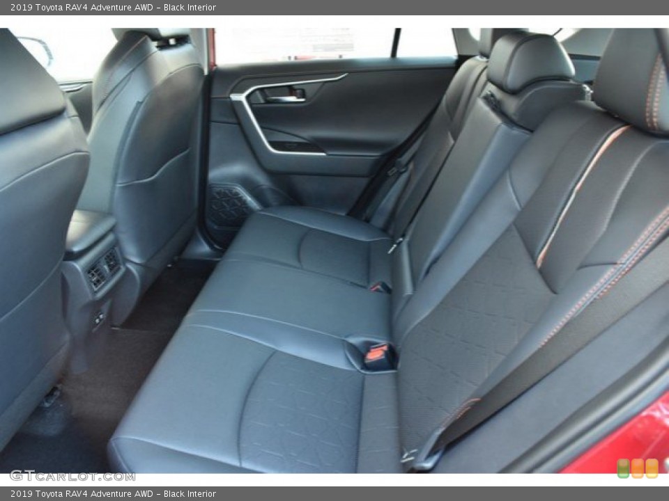Black Interior Rear Seat for the 2019 Toyota RAV4 Adventure AWD #131110002