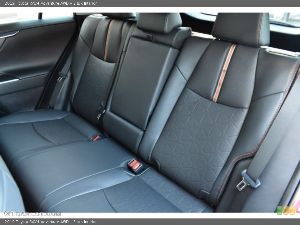 Black Interior Rear Seat for the 2019 Toyota RAV4 Adventure AWD #131110020