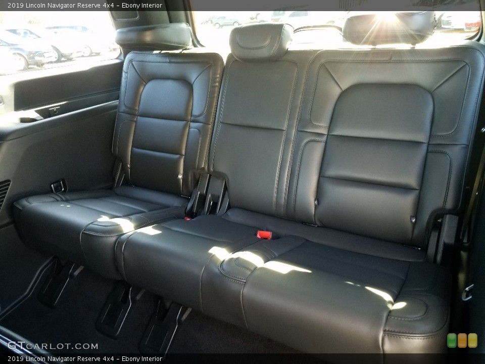 Ebony Interior Rear Seat for the 2019 Lincoln Navigator Reserve 4x4 #131110044