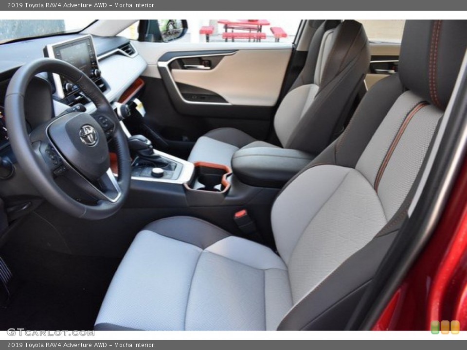 Mocha Interior Front Seat for the 2019 Toyota RAV4 Adventure AWD #131110497