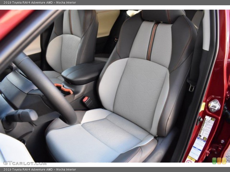 Mocha Interior Front Seat for the 2019 Toyota RAV4 Adventure AWD #131110506