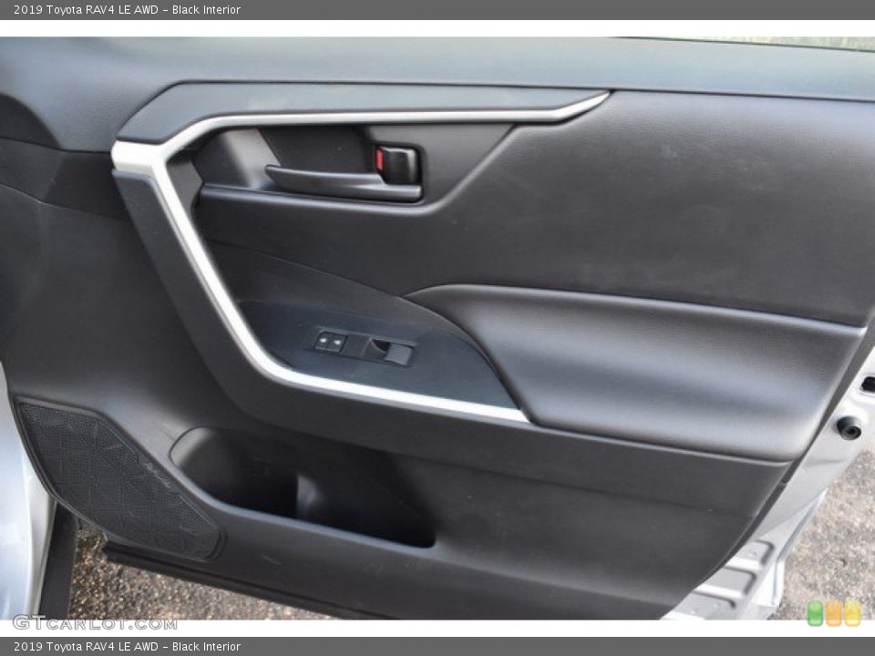 Black Interior Door Panel for the 2019 Toyota RAV4 LE AWD #131114943