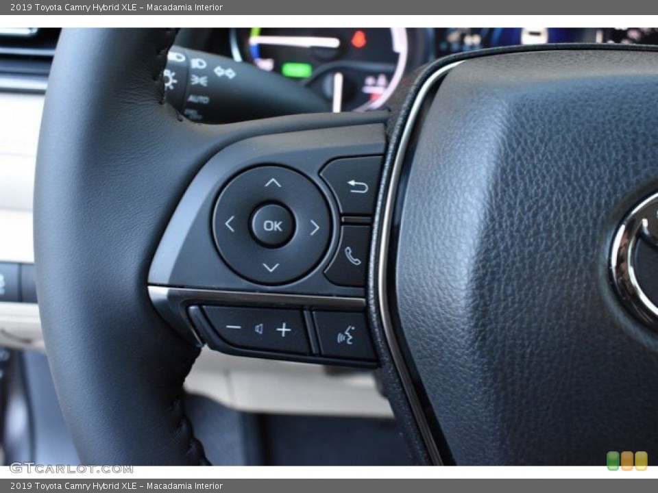 Macadamia Interior Steering Wheel for the 2019 Toyota Camry Hybrid XLE #131116257