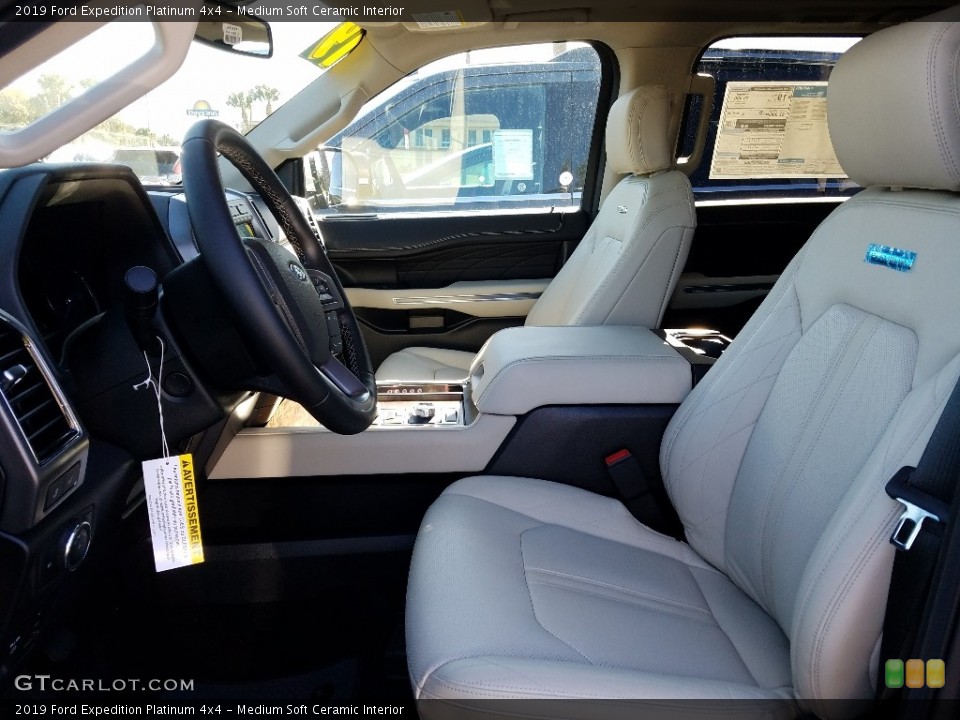 Medium Soft Ceramic Interior Front Seat for the 2019 Ford Expedition Platinum 4x4 #131124681