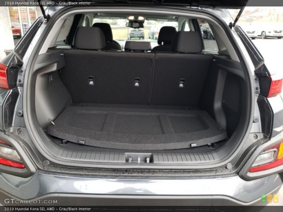 Gray/Black Interior Trunk for the 2019 Hyundai Kona SEL AWD #131126969