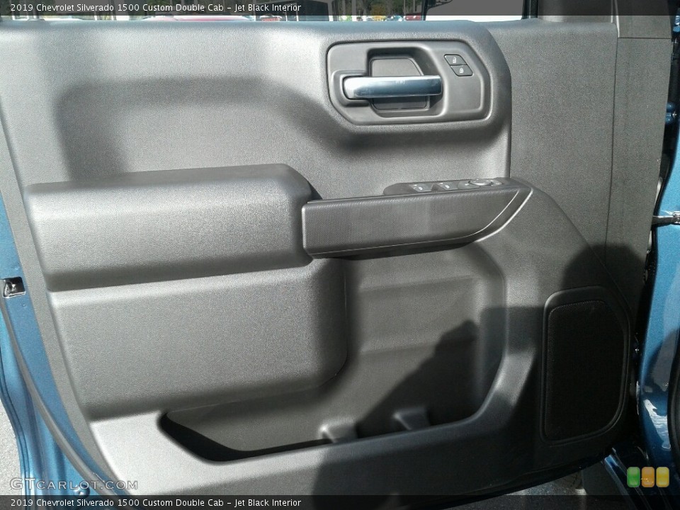 Jet Black Interior Door Panel for the 2019 Chevrolet Silverado 1500 Custom Double Cab #131129477