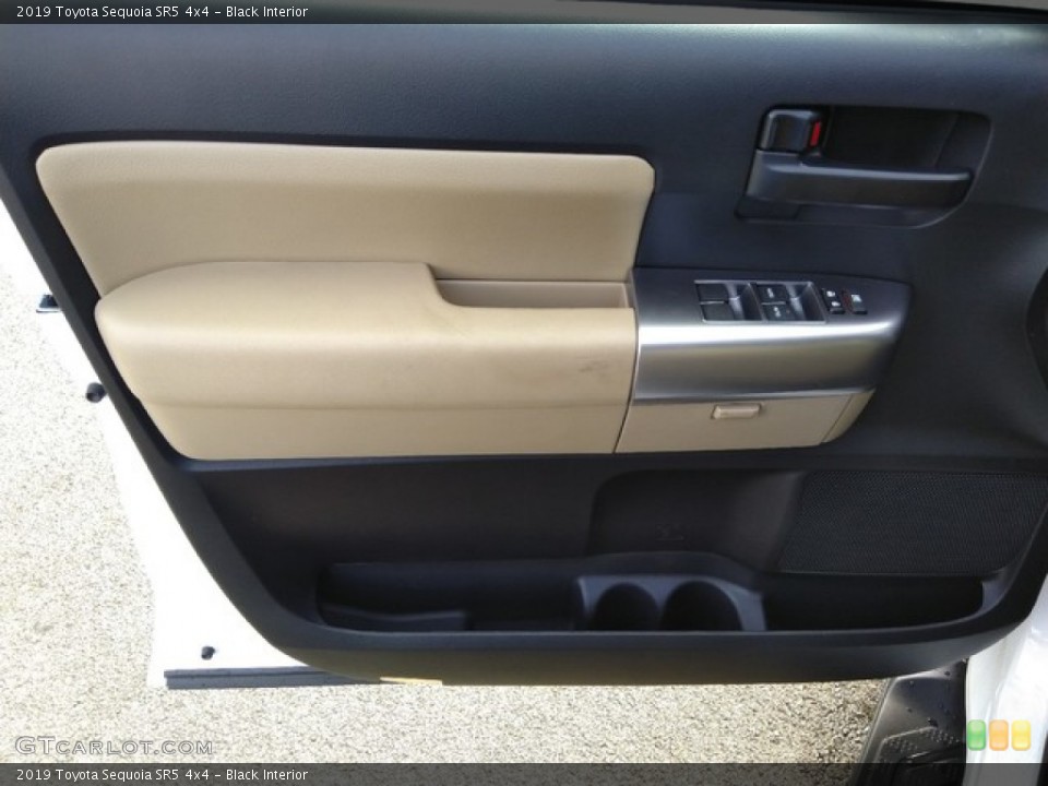 Black Interior Door Panel for the 2019 Toyota Sequoia SR5 4x4 #131129561