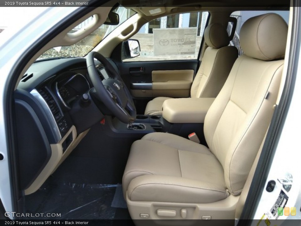 Black Interior Photo for the 2019 Toyota Sequoia SR5 4x4 #131129579