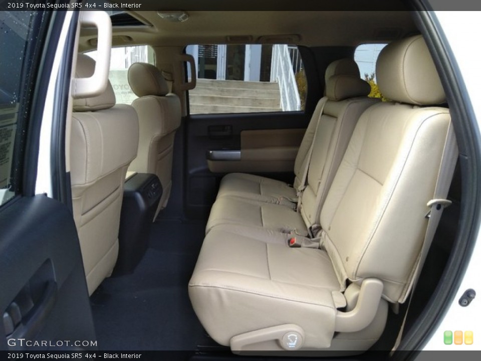Black Interior Rear Seat for the 2019 Toyota Sequoia SR5 4x4 #131129648