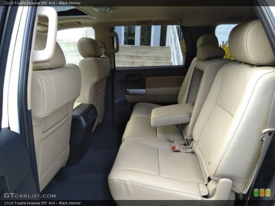 Black Interior Rear Seat for the 2019 Toyota Sequoia SR5 4x4 #131129660