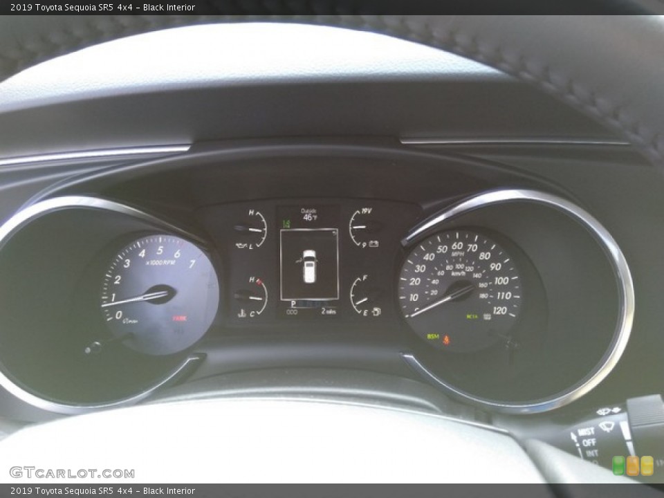 Black Interior Gauges for the 2019 Toyota Sequoia SR5 4x4 #131129744