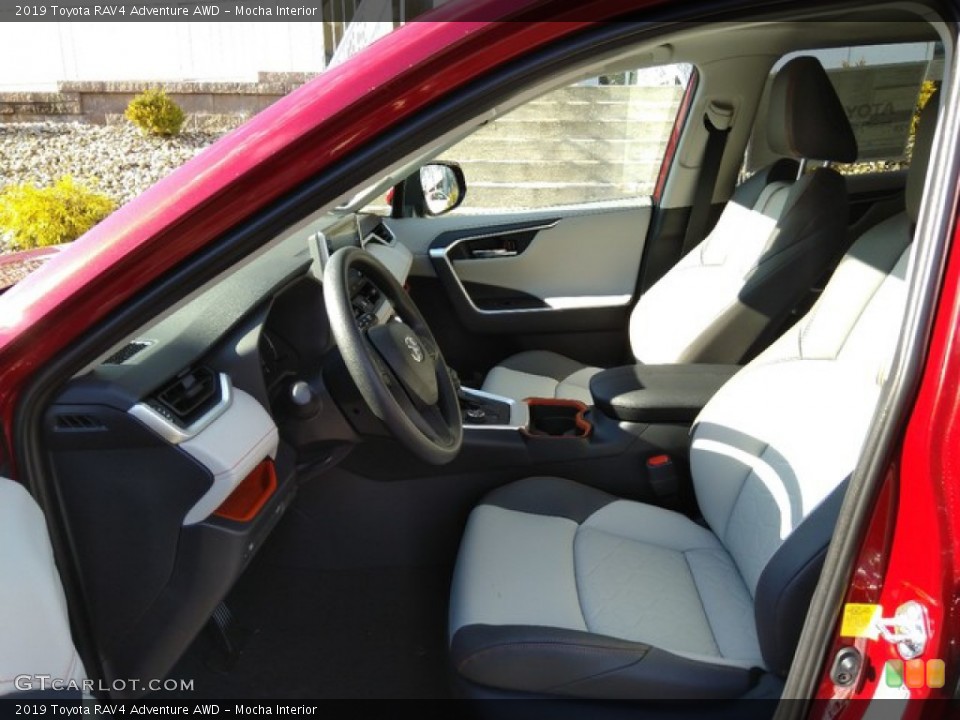 Mocha Interior Front Seat for the 2019 Toyota RAV4 Adventure AWD #131130173