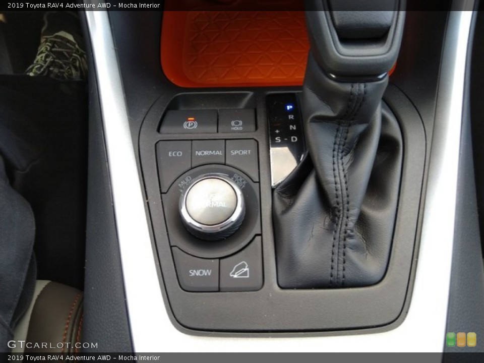 Mocha Interior Transmission for the 2019 Toyota RAV4 Adventure AWD #131130449