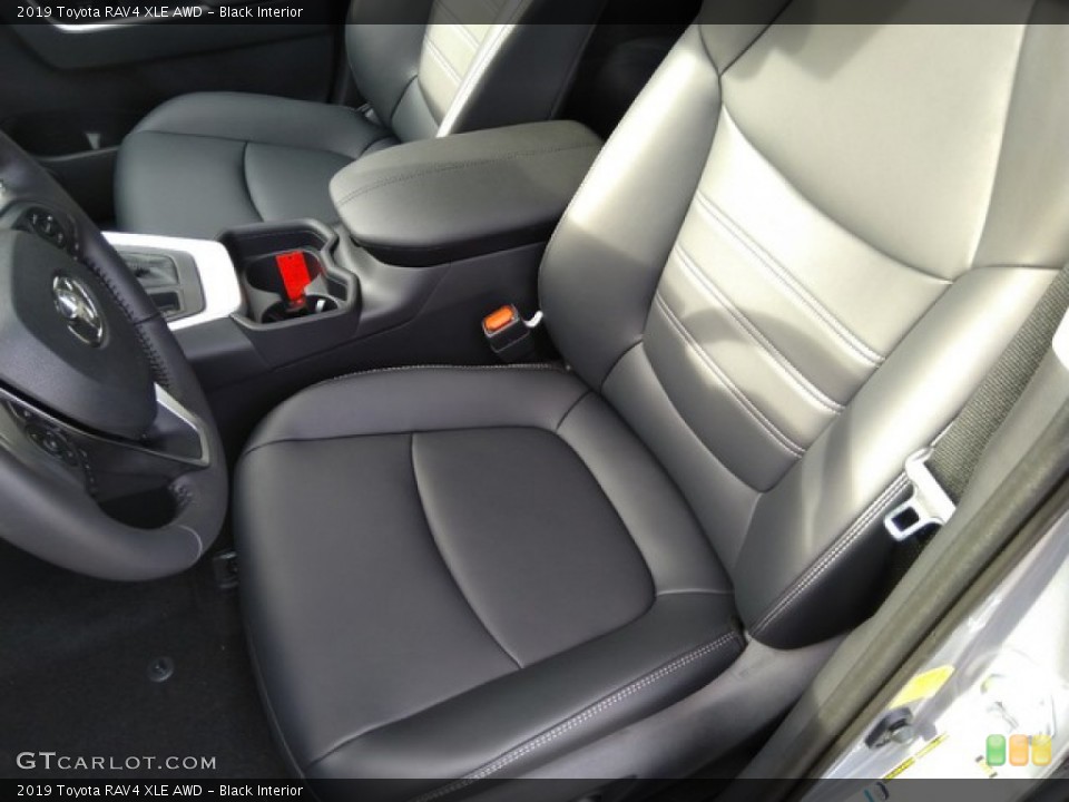 Black Interior Front Seat for the 2019 Toyota RAV4 XLE AWD #131130800