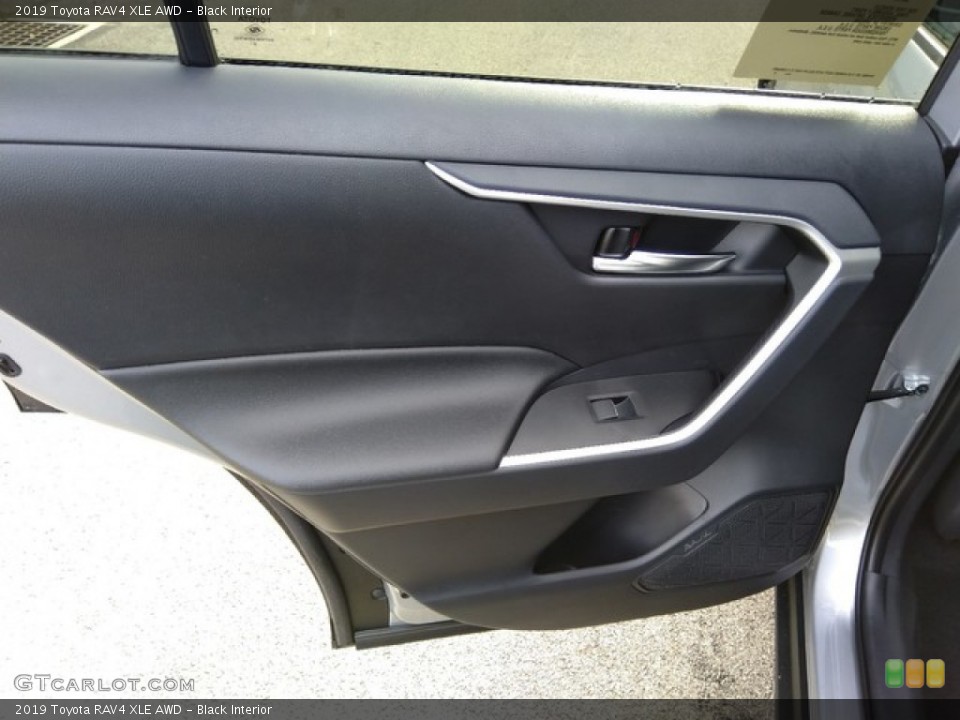 Black Interior Door Panel for the 2019 Toyota RAV4 XLE AWD #131130827