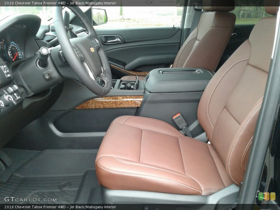 Jet Black/Mahogany Interior Photo for the 2019 Chevrolet Tahoe Premier 4WD #131131973