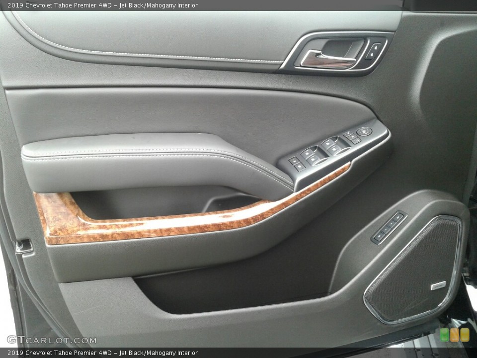 Jet Black/Mahogany Interior Door Panel for the 2019 Chevrolet Tahoe Premier 4WD #131132219