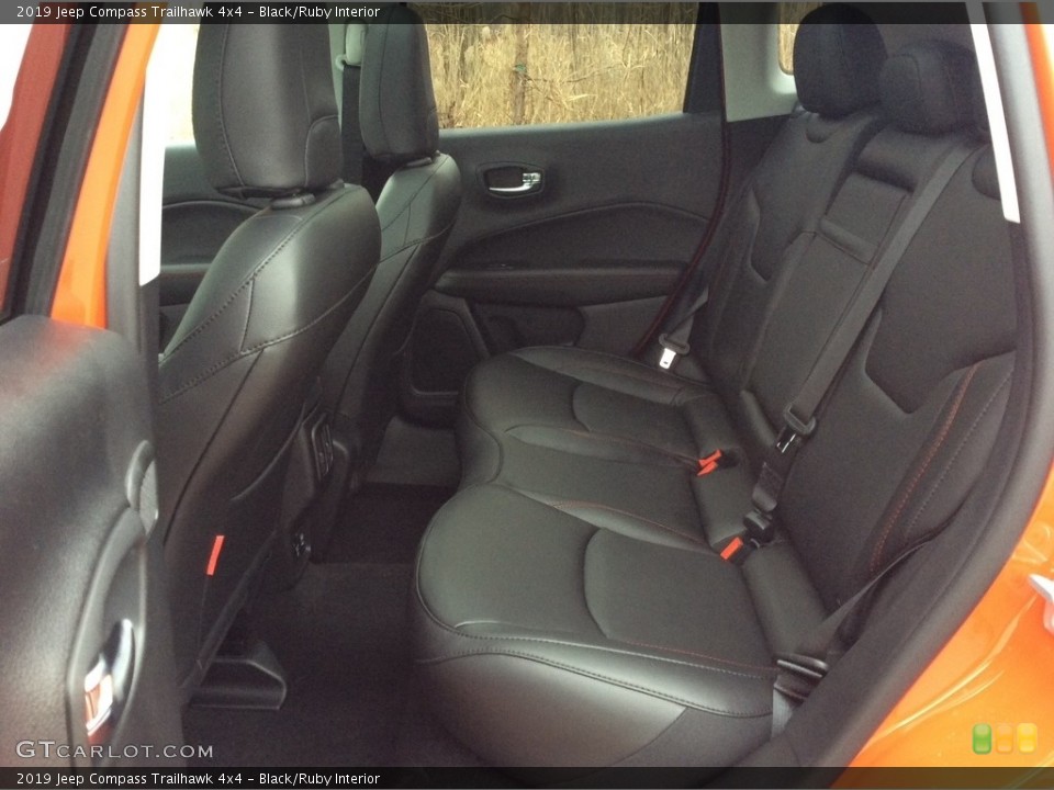 Black/Ruby Interior Rear Seat for the 2019 Jeep Compass Trailhawk 4x4 #131140883