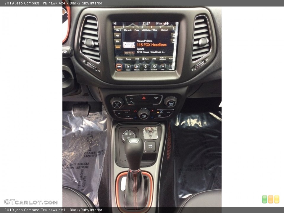 Black/Ruby Interior Controls for the 2019 Jeep Compass Trailhawk 4x4 #131141249