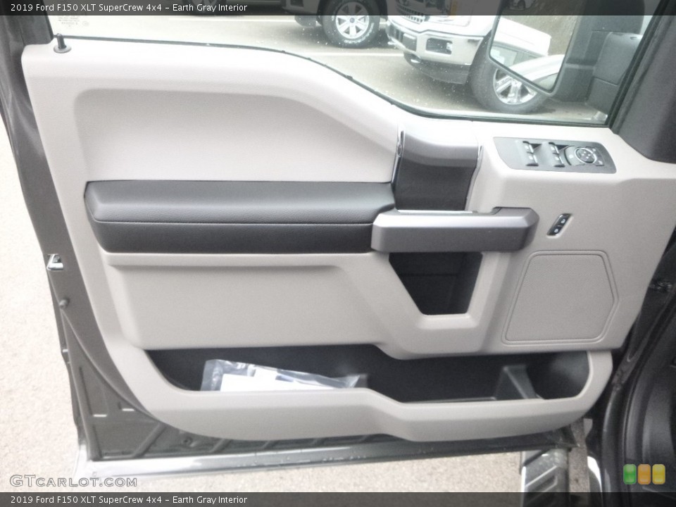 Earth Gray Interior Door Panel for the 2019 Ford F150 XLT SuperCrew 4x4 #131143193