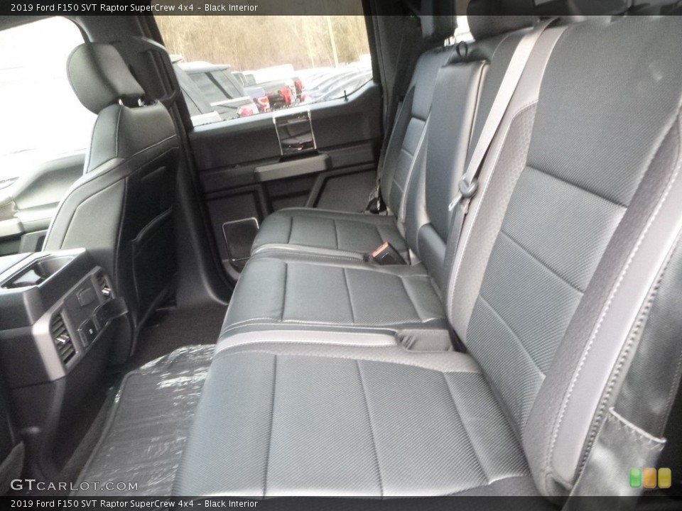 Black Interior Rear Seat for the 2019 Ford F150 SVT Raptor SuperCrew 4x4 #131143472