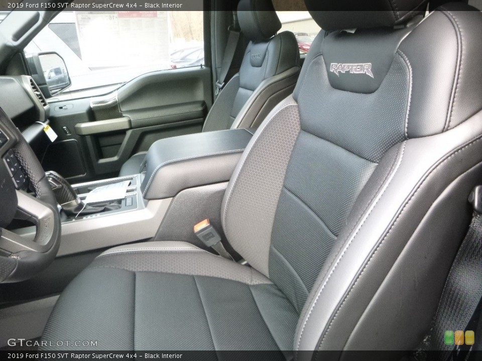 Black Interior Photo for the 2019 Ford F150 SVT Raptor SuperCrew 4x4 #131143548