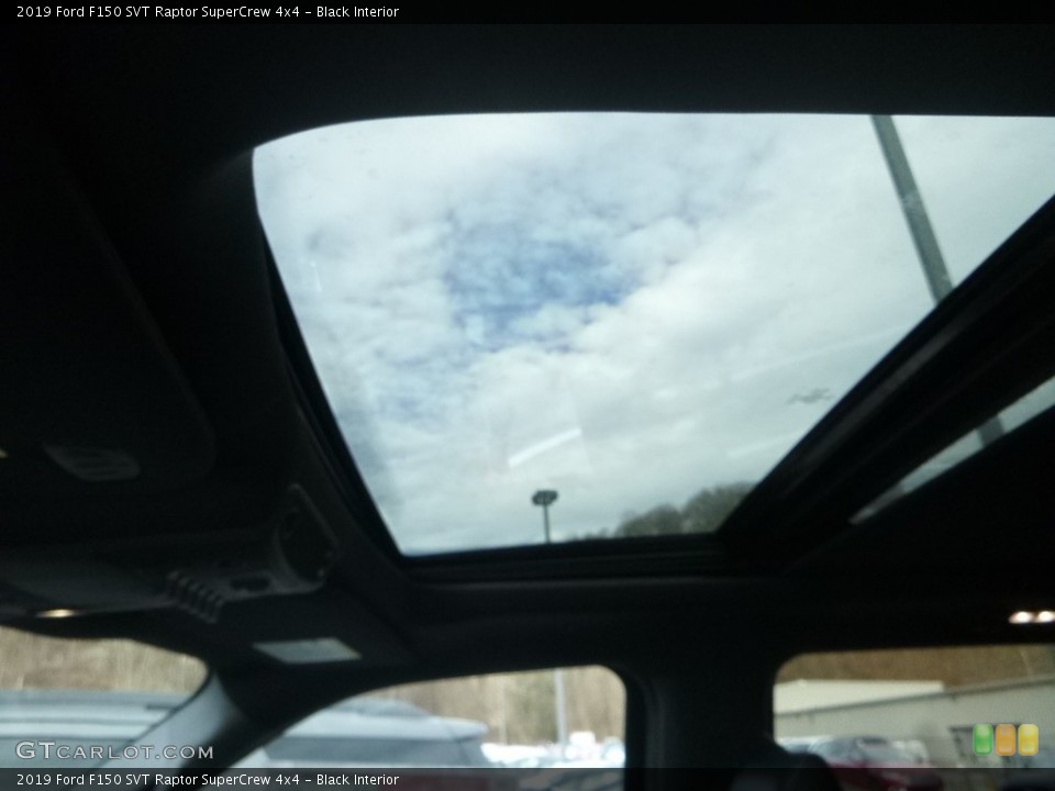 Black Interior Sunroof for the 2019 Ford F150 SVT Raptor SuperCrew 4x4 #131143583