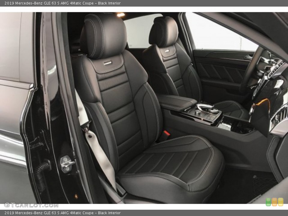 Black Interior Front Seat for the 2019 Mercedes-Benz GLE 63 S AMG 4Matic Coupe #131143787