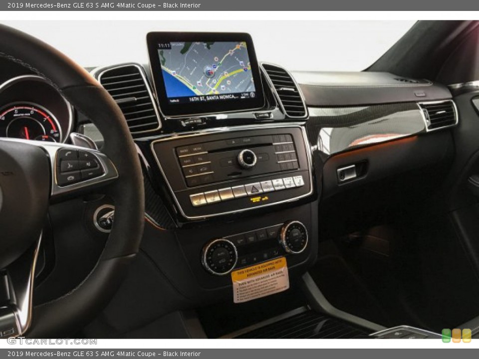 Black Interior Dashboard for the 2019 Mercedes-Benz GLE 63 S AMG 4Matic Coupe #131143799