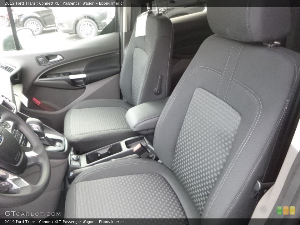 Ebony Interior Front Seat for the 2019 Ford Transit Connect XLT Passenger Wagon #131144186
