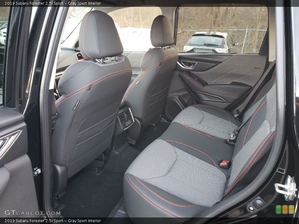 Gray Sport Interior Rear Seat for the 2019 Subaru Forester 2.5i Sport #131144981
