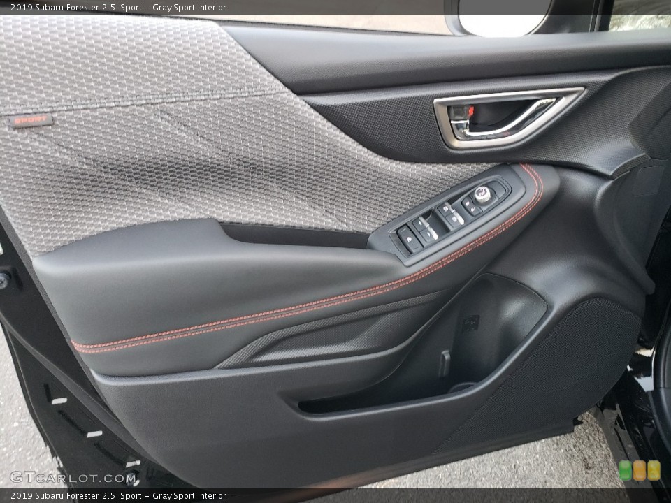 Gray Sport Interior Door Panel for the 2019 Subaru Forester 2.5i Sport #131145005