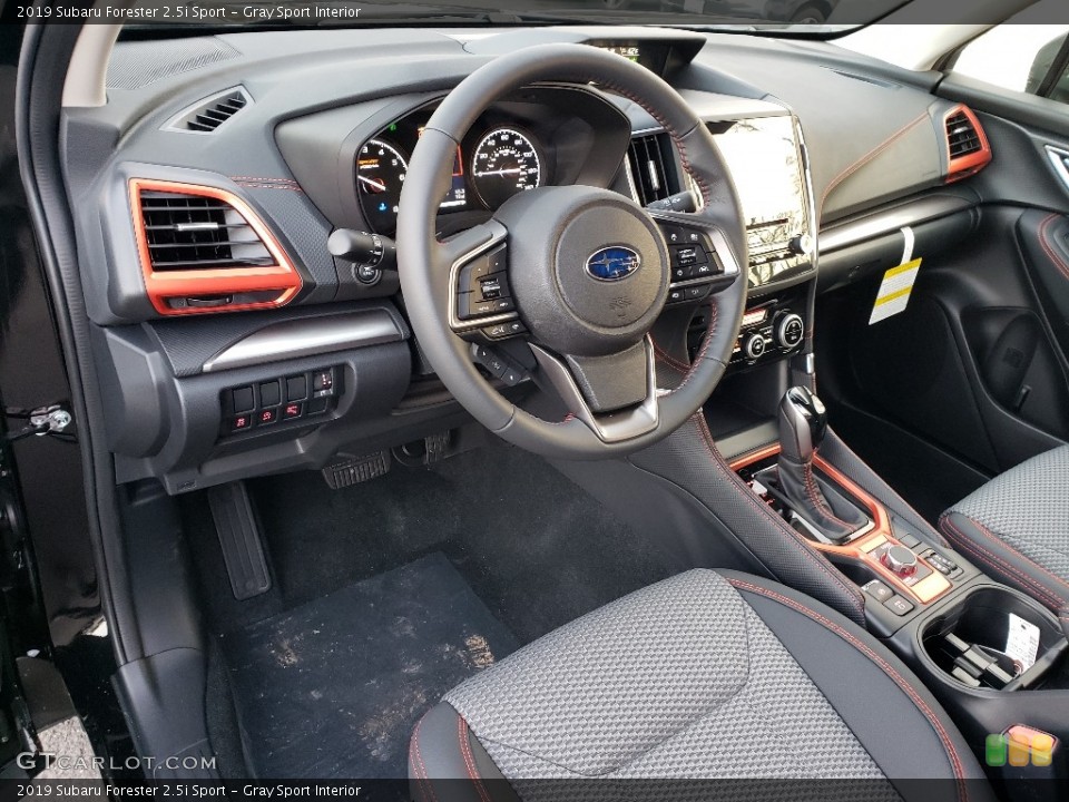 Gray Sport Interior Photo for the 2019 Subaru Forester 2.5i Sport #131145031