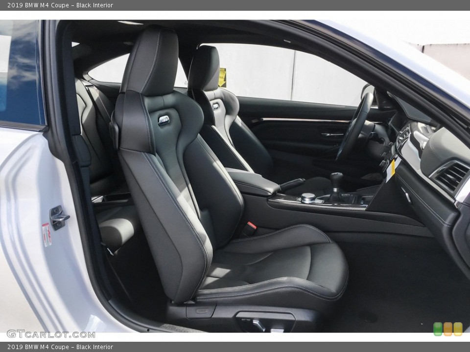Black Interior Front Seat for the 2019 BMW M4 Coupe #131146577