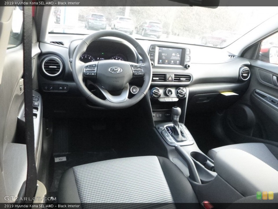 Black Interior Dashboard for the 2019 Hyundai Kona SEL AWD #131148710