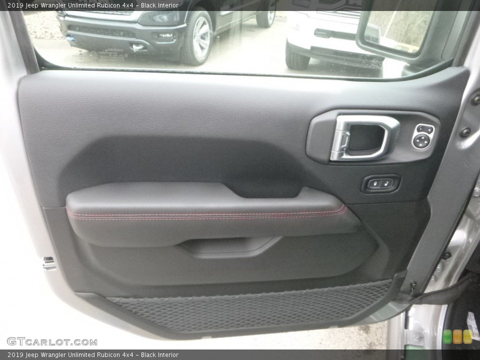 Black Interior Door Panel for the 2019 Jeep Wrangler Unlimited Rubicon 4x4 #131150692