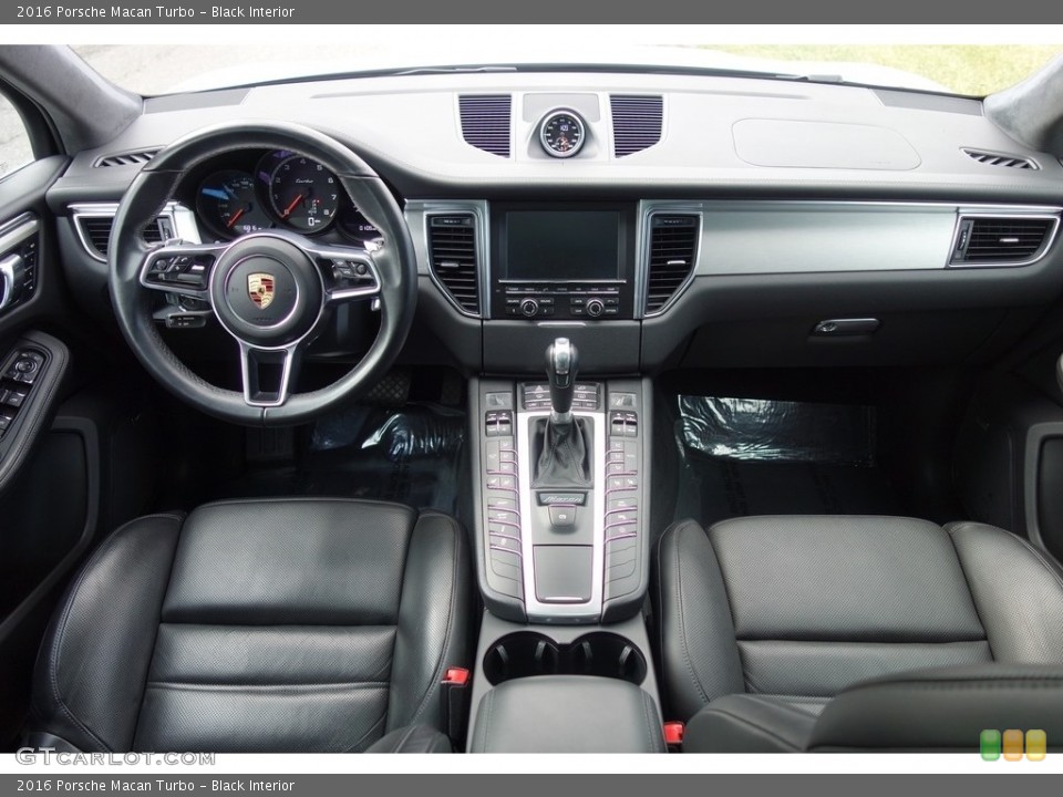 Black Interior Dashboard for the 2016 Porsche Macan Turbo #131172602