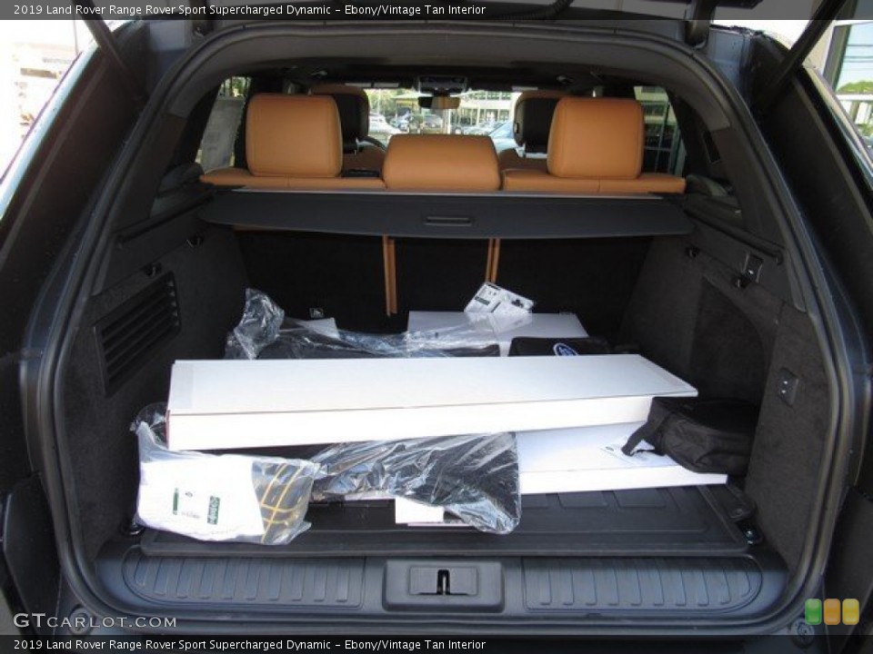 Ebony/Vintage Tan Interior Trunk for the 2019 Land Rover Range Rover Sport Supercharged Dynamic #131172731