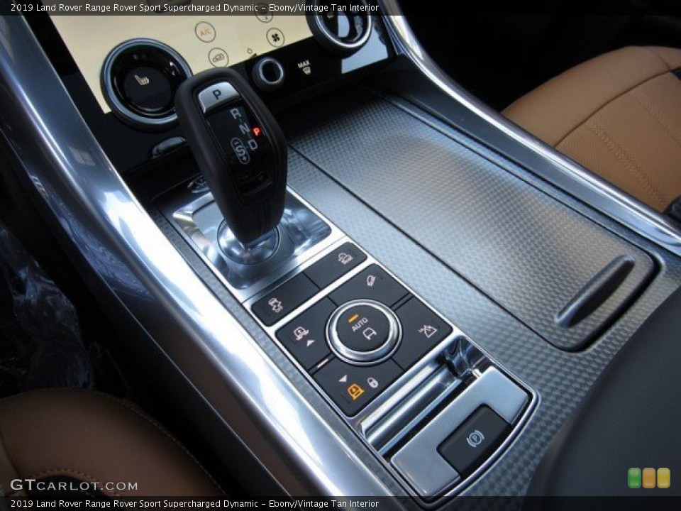 Ebony/Vintage Tan Interior Controls for the 2019 Land Rover Range Rover Sport Supercharged Dynamic #131173004