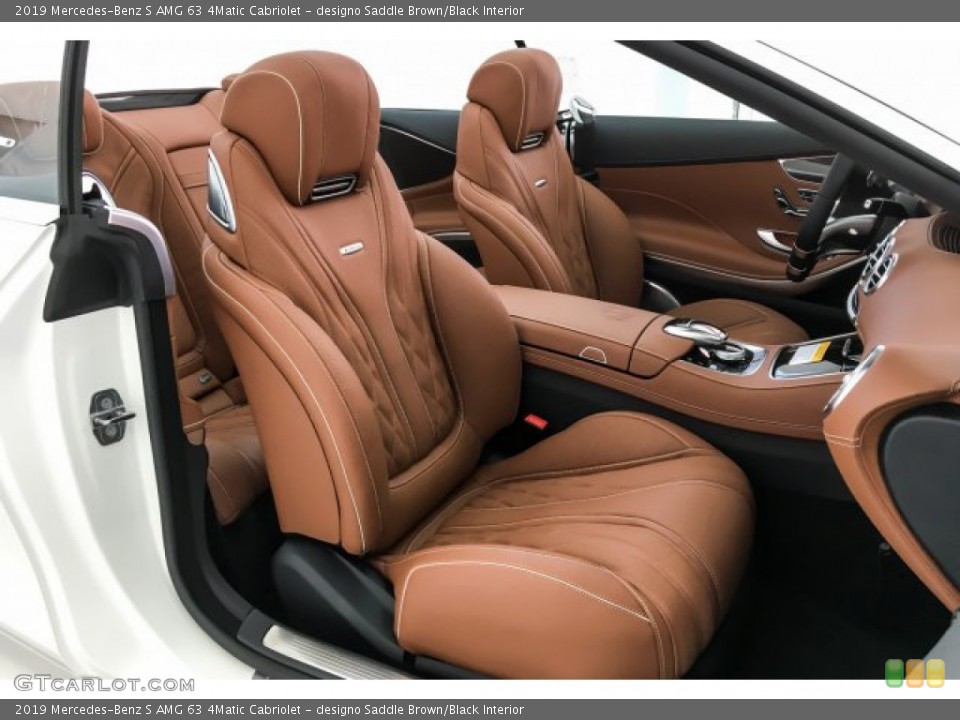 designo Saddle Brown/Black Interior Photo for the 2019 Mercedes-Benz S AMG 63 4Matic Cabriolet #131173193